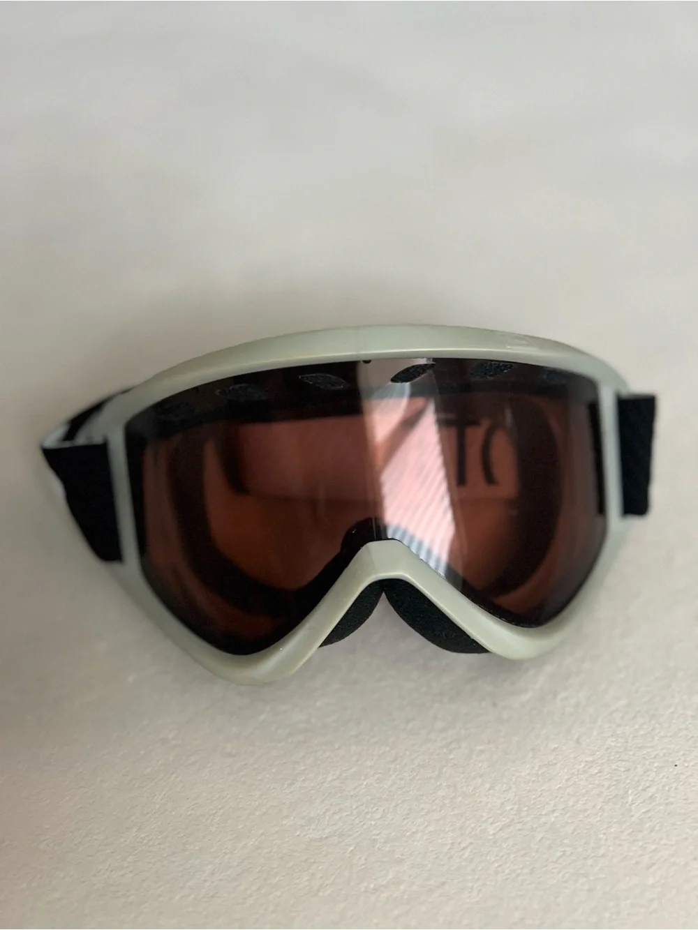 SCOTT Classic Unisex Ski Snowboard Goggles Silver Frame Orange Lens